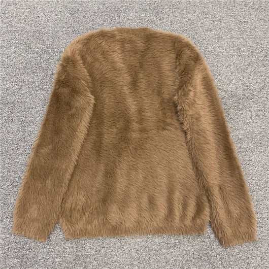 Cardigan Tejido para Mujer Escote V Botones Simples - Image 15