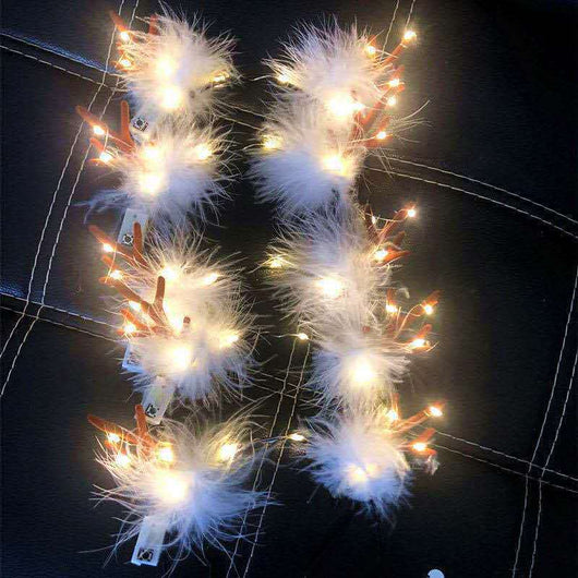 Diadema Luminosa con Astas Navideñas para Conciertos - Image 19