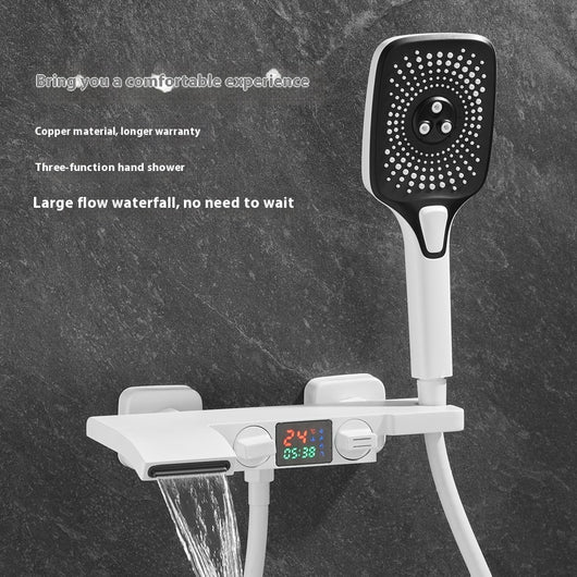 Juego de Grifo Mezclador para Bañera con Agua Fría y Caliente - Image 23