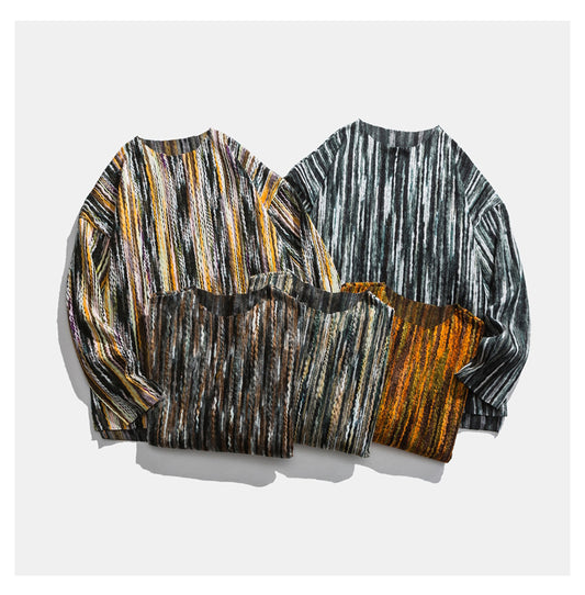 Chaqueta de Cuello Redondo Moderna para Hombre