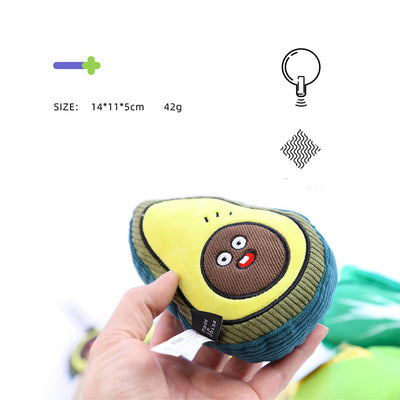 Juguete de Peluche para Perro Aguacate Rayado - Image 13
