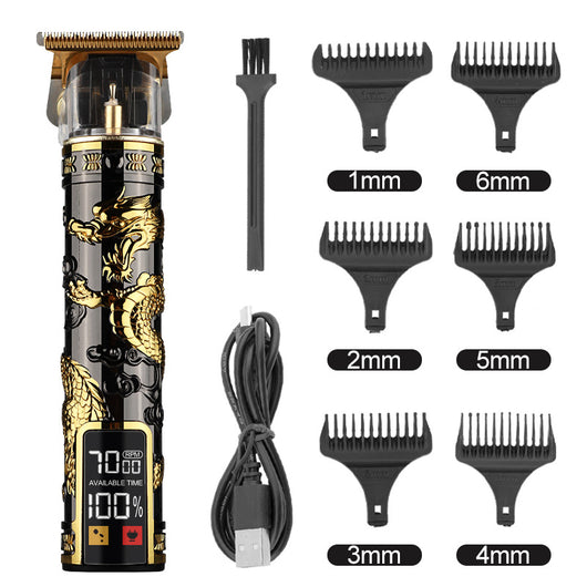 Cortapelo Eléctrico Profesional Estilo Retro con Grabado - Image 12