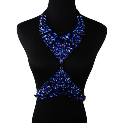 Collar de Diamantes y Cristales Brillantes - Diseño Versátil de Lujo - Image 13