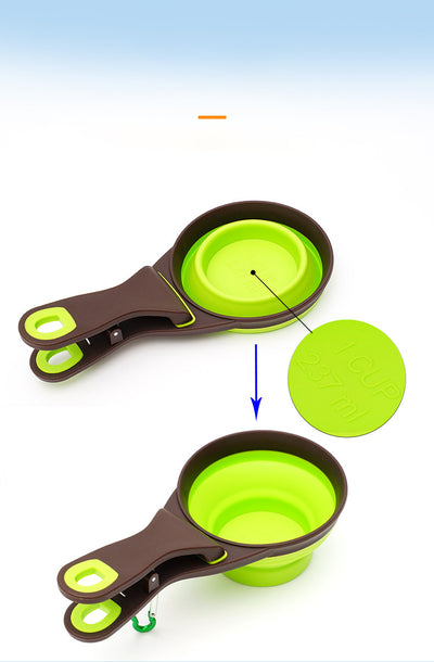 Comedero Plegable de Silicona para Perros y Gatos con Almacenamiento Integrado - Image 12