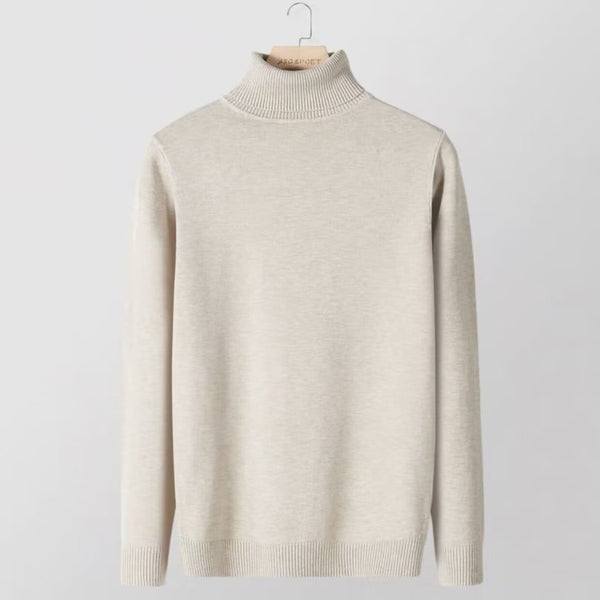 Suéter Cuello Alto Ajustado para Hombre