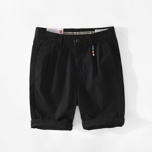 Pantalones Casuales de Algodón para Hombre - Corte 3/4 Clásico - Image 4
