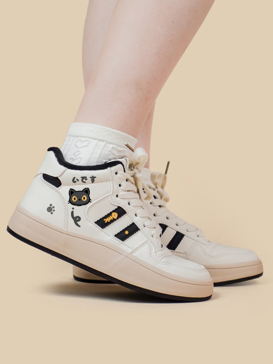 Zapatillas Altas para Mujer con Forro de Terciopelo y Cordones - Image 2
