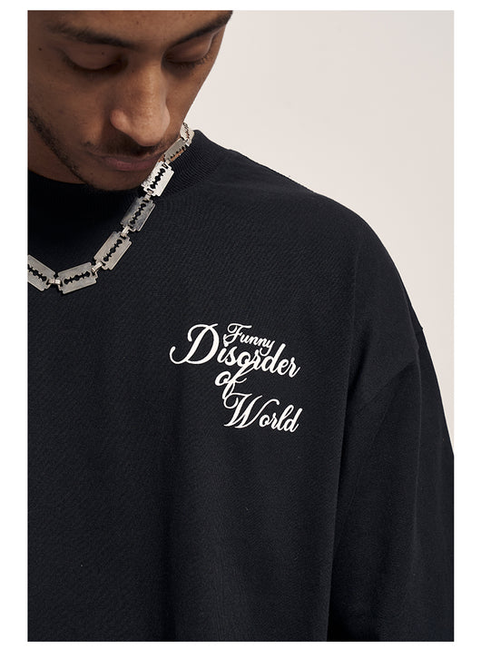 Camiseta Oversize Suelta Hip-hop Street Estampado Spoof - Image 2