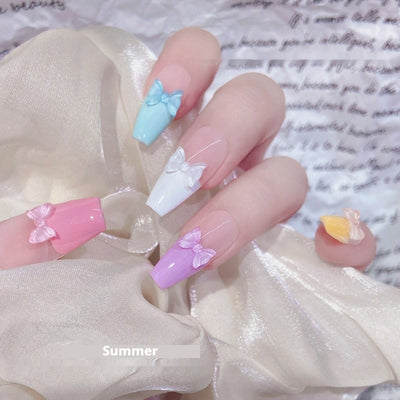 Set de 50 Moños de Resina Transparente para Diseño de Uñas - Image 3