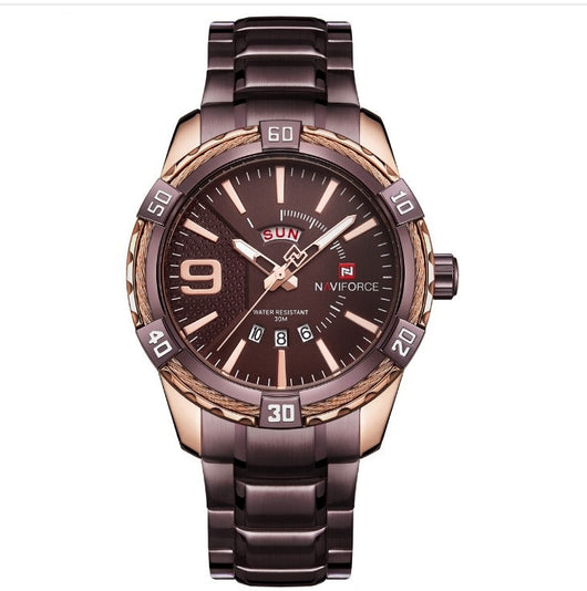 Reloj NAVIFORCE 9117 para Hombre - Cuarzo Resistente al Agua con Calendario - Image 6
