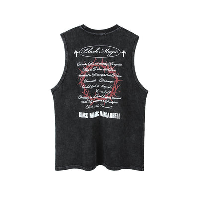 Camiseta Sin Mangas Estilo Desgastado para Hombre - Image 3