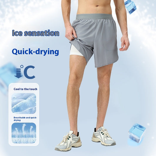 Shorts Deportivos a Juego para Pareja - Transpirable Seda de Hielo