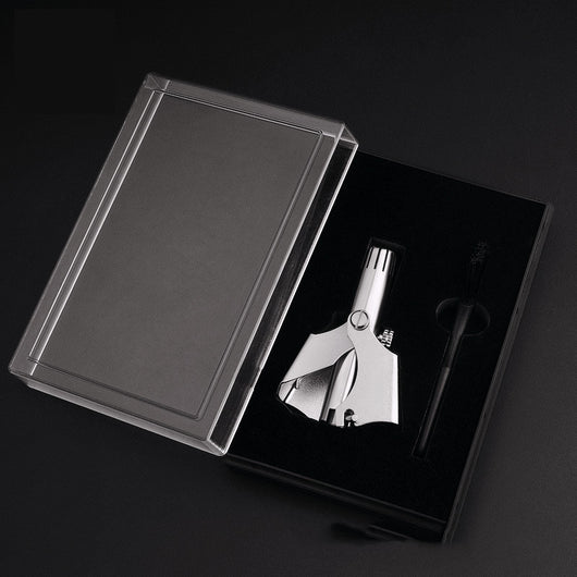 Tijeras de Acero Inoxidable para Depilación de Vello Nasal Manual para Hombres - Image 6