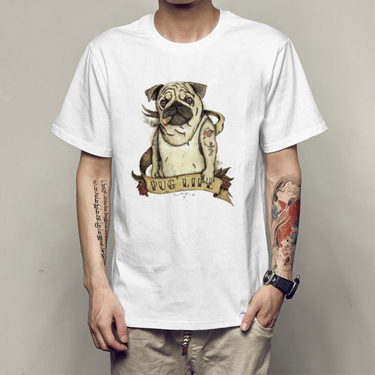 Camiseta Hombre Pug Personalidad Satírica - Image 18