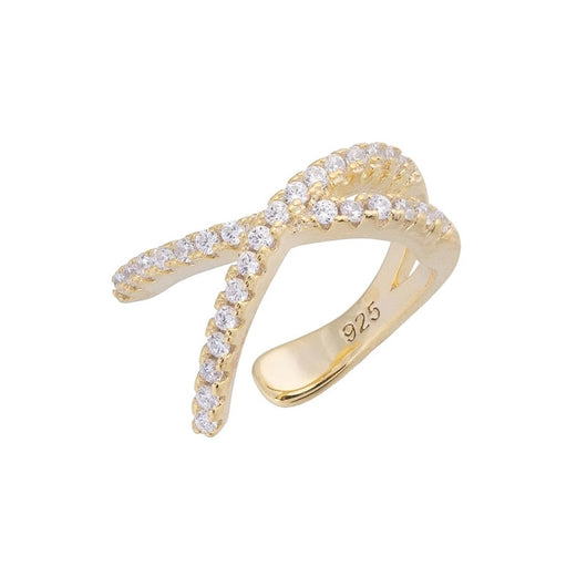 Aretes Clips Chapados en Cobre Dorado con Circonitas Preservadas - Image 15