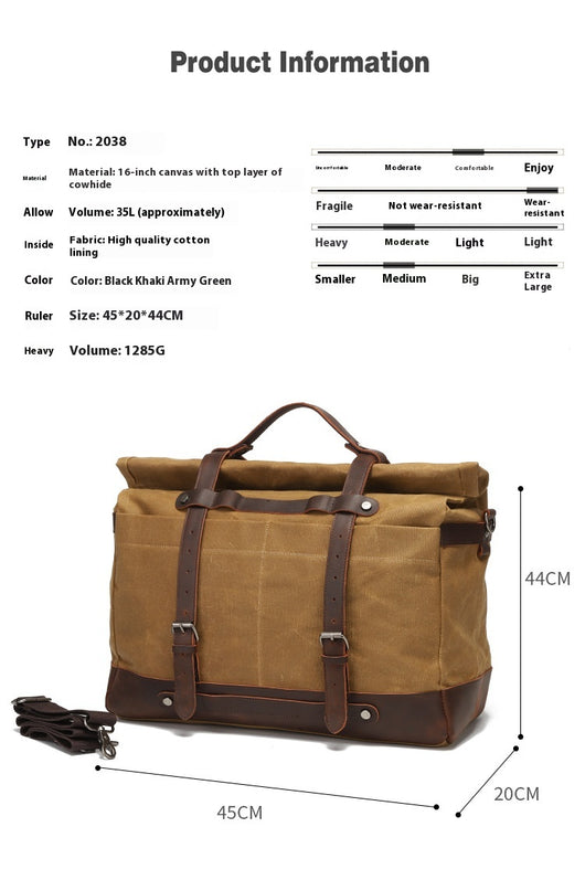 Bolsa Bandolera de Lona Unisex - Estilo Casual y Versátil - Image 22