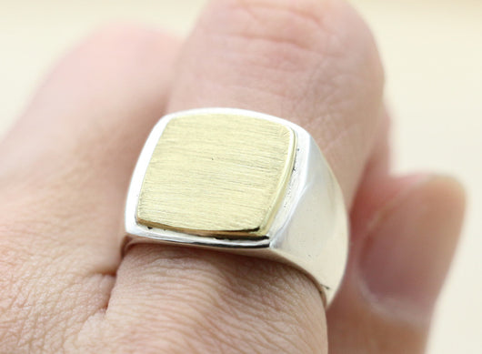 Anillo Elegante Chapado en Oro con Plata de Ley - Image 8