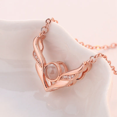 Collar de Alas Declaración de Amor en Cien Idiomas - Image 4