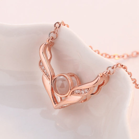 Collar de Alas Declaración de Amor en Cien Idiomas - Image 4