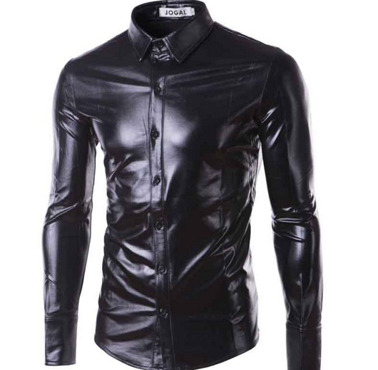 Camisa Negra Brillante - Image 6