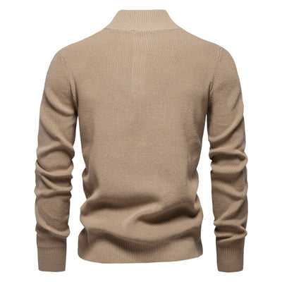 Suéter Business Cuello Alto Hombre - Tejido Premium Liso Casual - Image 12
