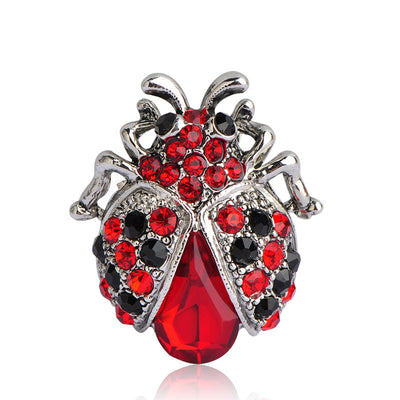 Broche Mariquita con Cristales Brillantes - Image 6