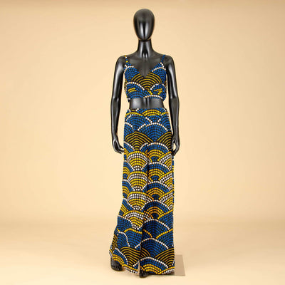 Conjunto de Dos Piezas con Estampado Africano para Mujer - Image 15