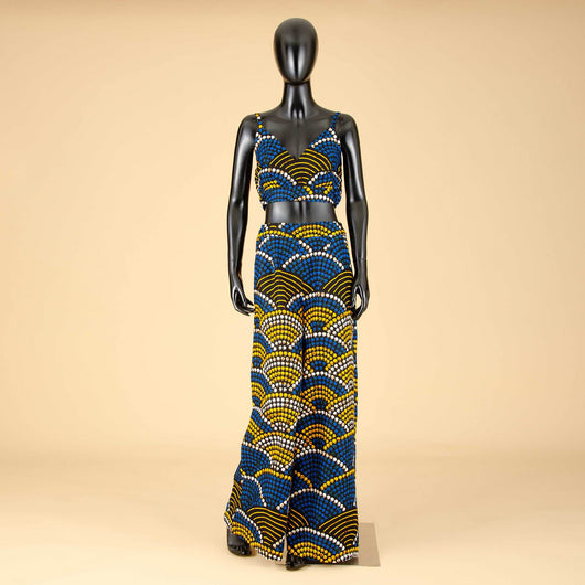 Conjunto de Dos Piezas Estampado Africano para Mujer - Image 14