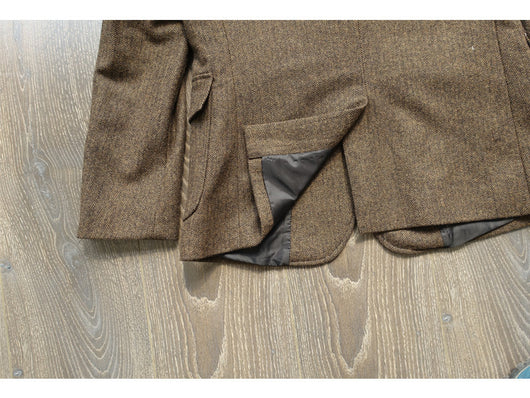 Chaqueta de Trabajo Tweed Vintage Americana Peso Pesado Espiga - Image 28