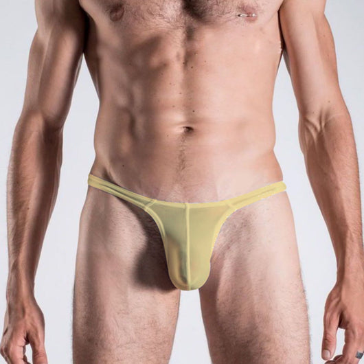Bóxer T-back Ultradelgado de Color Sólido para Hombre - Image 9