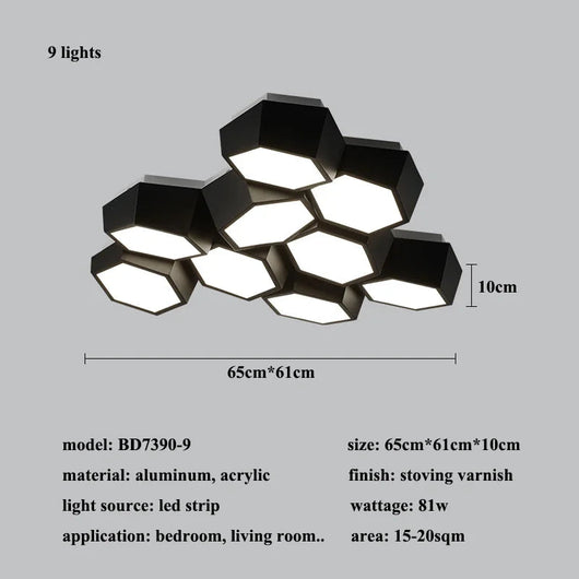 Lámpara de Techo LED para Dormitorio y Sala de Estar - Image 24