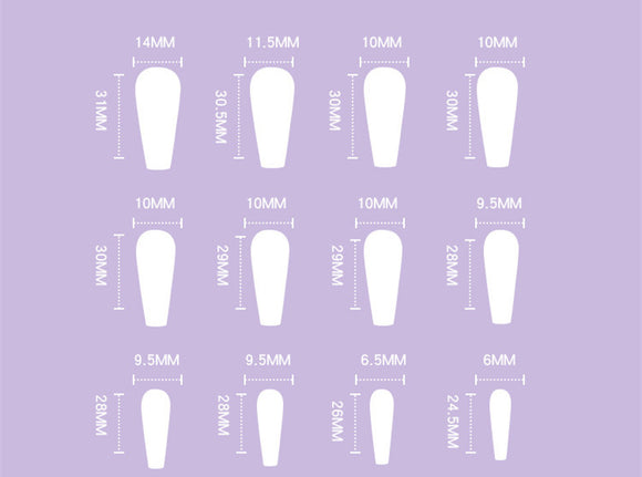 Parches de Diseño de Uñas Removibles para Mujer