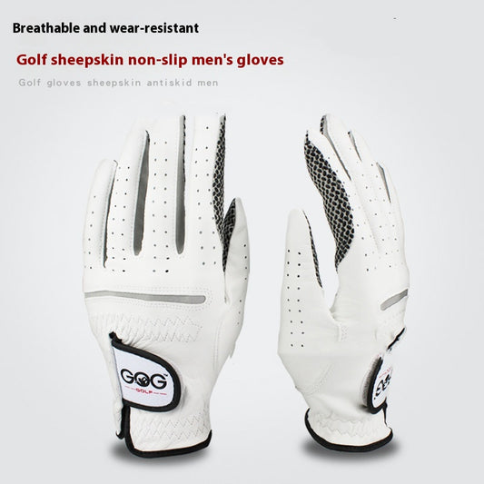 Guantes de Golf Premium en Cuero de Gamuza para Hombre
