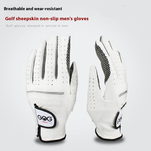 Guantes de Golf Premium en Cuero de Gamuza para Hombre