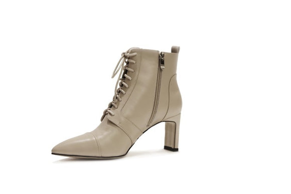 Botas Martin Elegantes con Cordones y Tacón Alto
