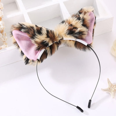 Diadema de Orejas de Gato Suave y Esponjosa - Image 4