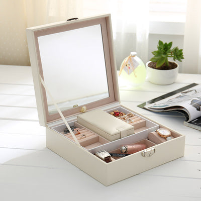 Caja Organizadora Multifunción de Madera Personalizable para Joyas y Cosméticos - Image 10