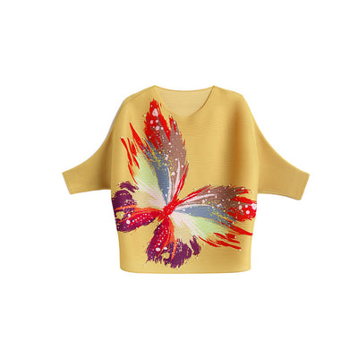 Blusa Estival con Estampado de Mariposas - Camiseta Suelta y Cómoda - Image 18