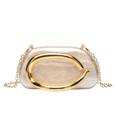 Bolso Clutch de Acrílico para Cena con Correa Cruzada - Image 8