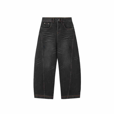 Pantalones Jeans Rectos Anchos Vintage Efecto Caída - Image 13