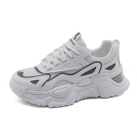 Zapatillas Estilo Dad Shoes Mujer Suela Gruesa Versátiles