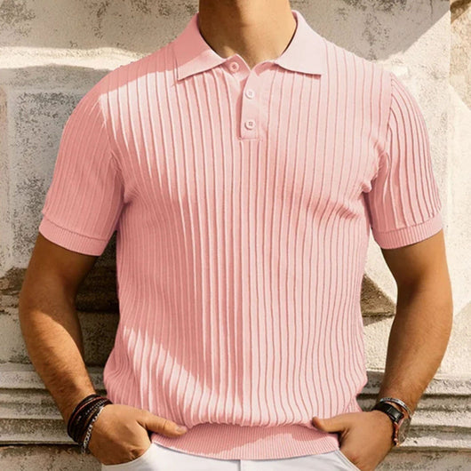 Camisa Casual Hombre Manga Corta Cuello Solapa Ajuste Relajado