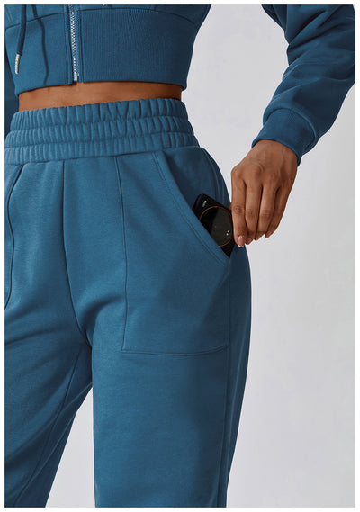 Pantalones Deportivos de Terciopelo Polar para Mujer - Corte Recto y Cómodo - Image 20