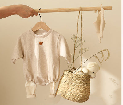 Body de Algodón Puro para Bebé - Diseño Liso y Versátil - Image 13