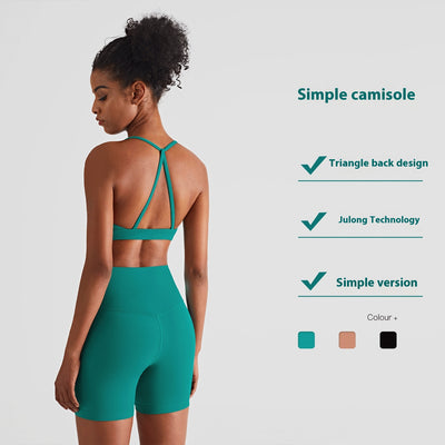 Top Deportivo Mujer con Espalda Abierta - Push Up Exercise Vest - Image 2