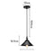 22 cm All Black Warm Light