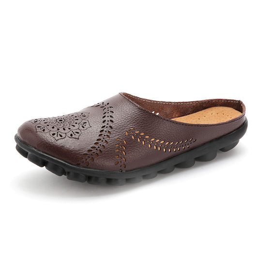 Pantuflas Cómodas para Mamá - Zapatos Casuales Planos Tipo Mocasín