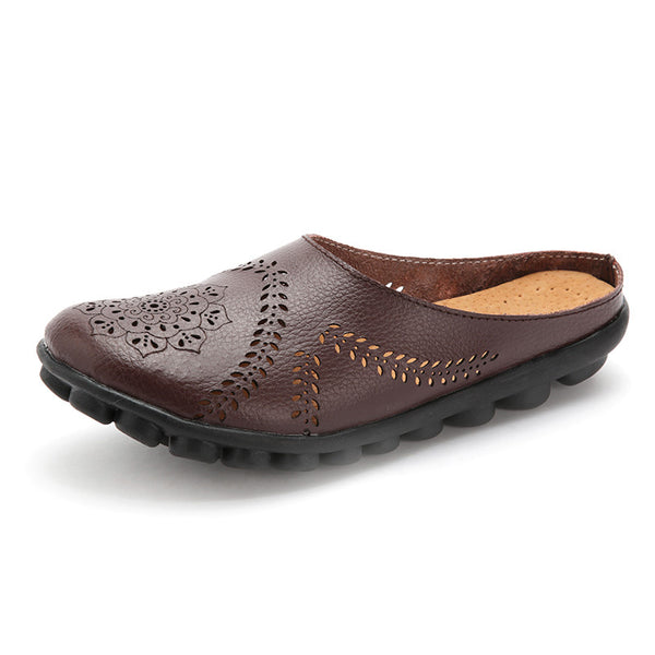 Pantuflas Cómodas para Mamá - Zapatos Casuales Planos Tipo Mocasín