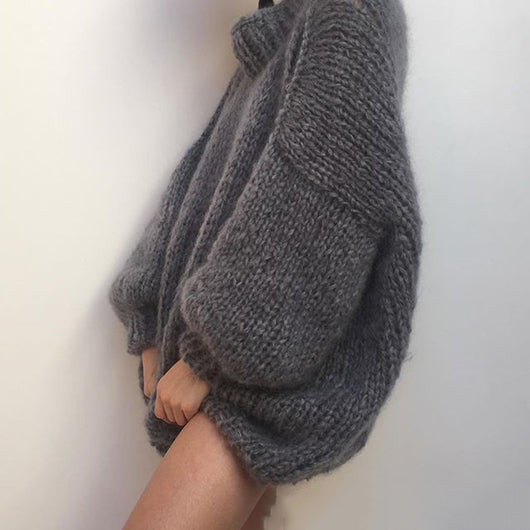 Blusa Suelta Cálida con Mangas Abullonadas - Diseño Elegante y Versátil - Image 6