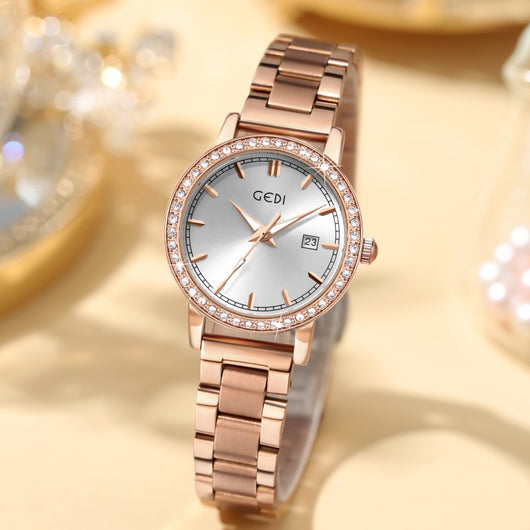 Reloj de Cuarzo para Mujer en Acero Inoxidable